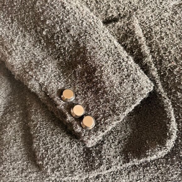 Dolce & Gabbana Vintage Y2K Black Coat with Fur Collar SC EU 38/ US 6 - Picture 14 of 16